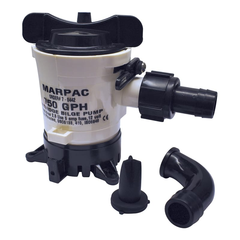 Marpac Qualifies for Free Shipping Marpac Cartrige Bilge Pump 12v 750 GPH #7-0442