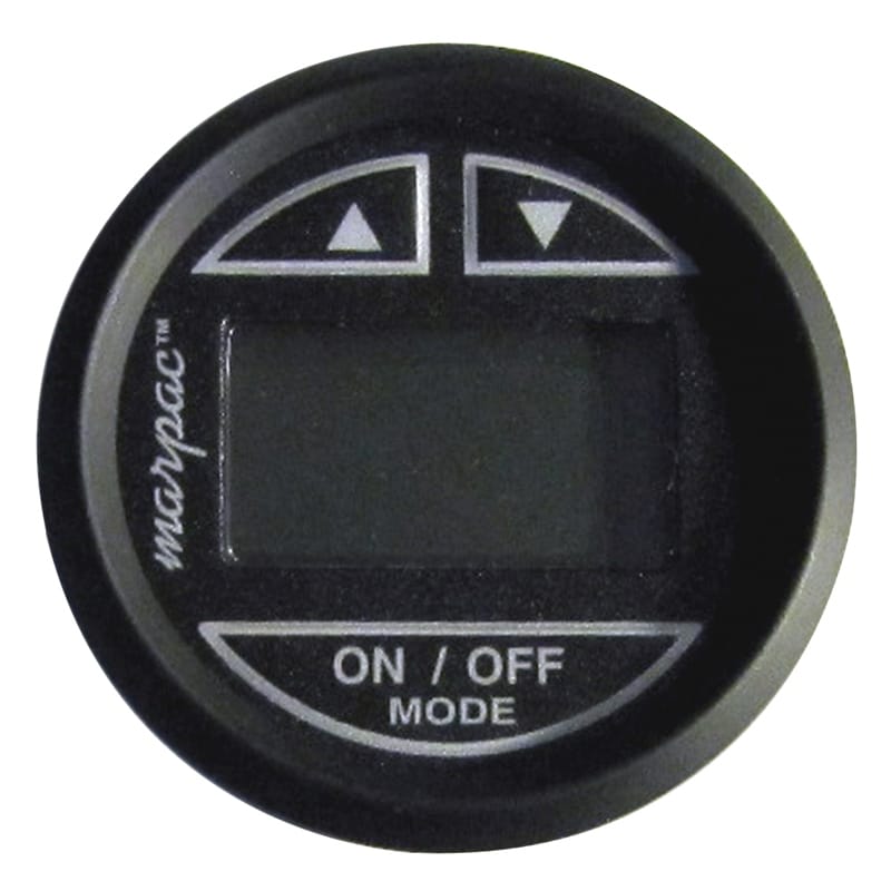 Marpac Not Qualified for Free Shipping Marpac Depth Sounder Black Bezel/Black Face Transom Mount Transducer #7-2497