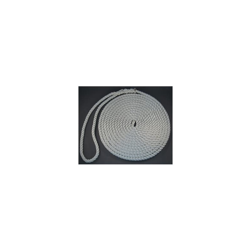 Marpac Qualifies for Free Shipping Marpac Dock Line Nylon Twisted 3/8" x 20' White #7-6352
