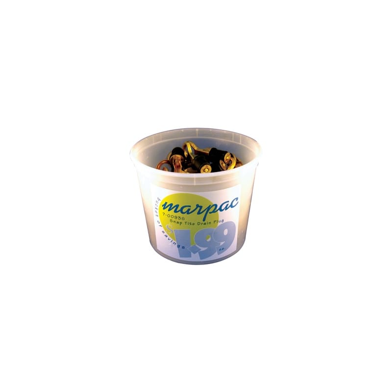 Marpac Qualifies for Free Shipping Marpac Drain Plug Snap-Tite 1" Bucket of 50 #7-0093S