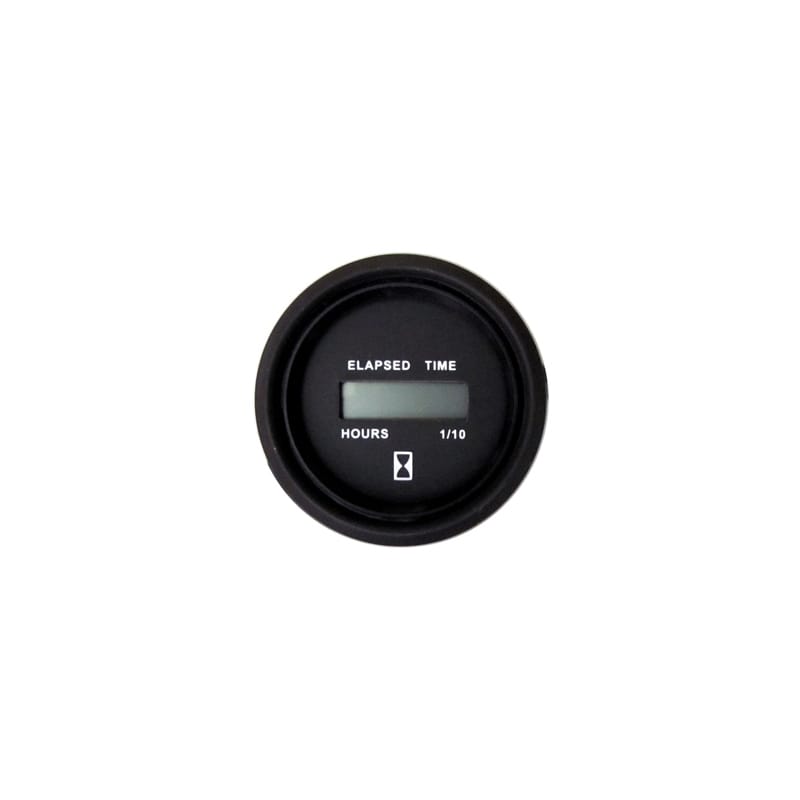 Marpac Not Qualified for Free Shipping Marpac Engine Gauge All Black Hourmeter #7-2075