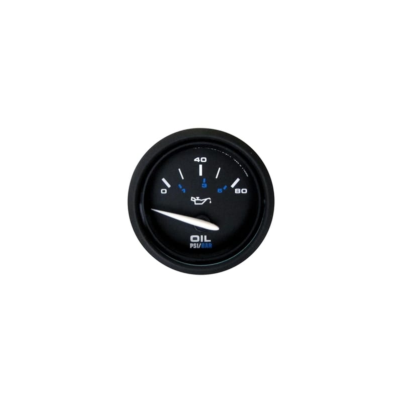 Marpac Not Qualified for Free Shipping Marpac Engine Gauge All Black Oil Pressure #7-2036