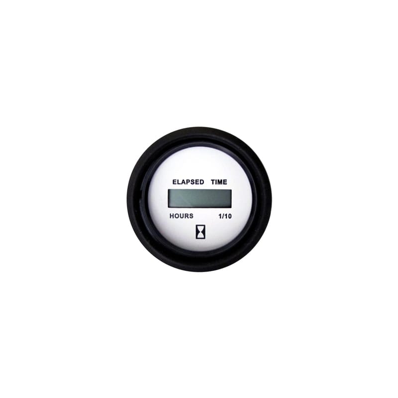 Marpac Not Qualified for Free Shipping Marpac Engine Gauge Black Bezel Hourmeter #7-2035