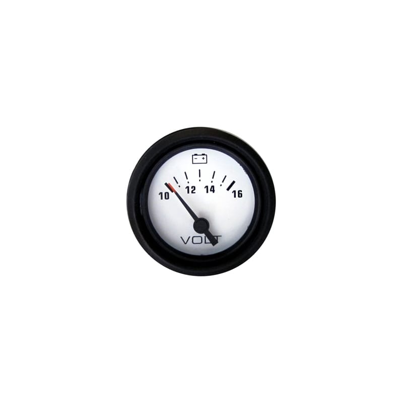 Marpac Not Qualified for Free Shipping Marpac Engine Gauge Black Bezel Voltmeter #7-2020