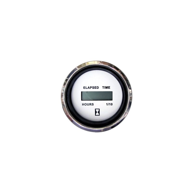 Marpac Not Qualified for Free Shipping Marpac Engine Gauge SS Bezel Hourmeter #7-1988