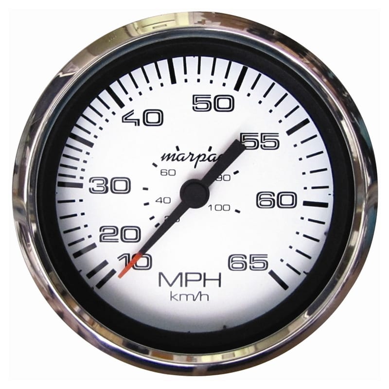 Marpac Not Qualified for Free Shipping Marpac Engine Gauge SS Bezel Speedometer 65 MPH #7-1982