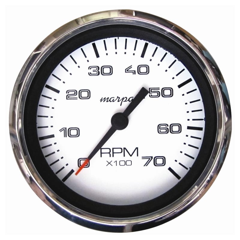 Marpac Not Qualified for Free Shipping Marpac Engine Gauge SS Bezel Tachometer 7000 RPM #7-1980