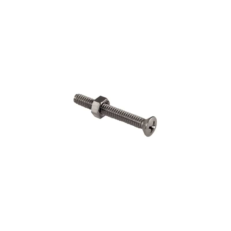 Marpac Not Qualified for Free Shipping Marpac Mch/Screw Oval Head Phillips 1/4" x 3.0" with Nuts #7-5405