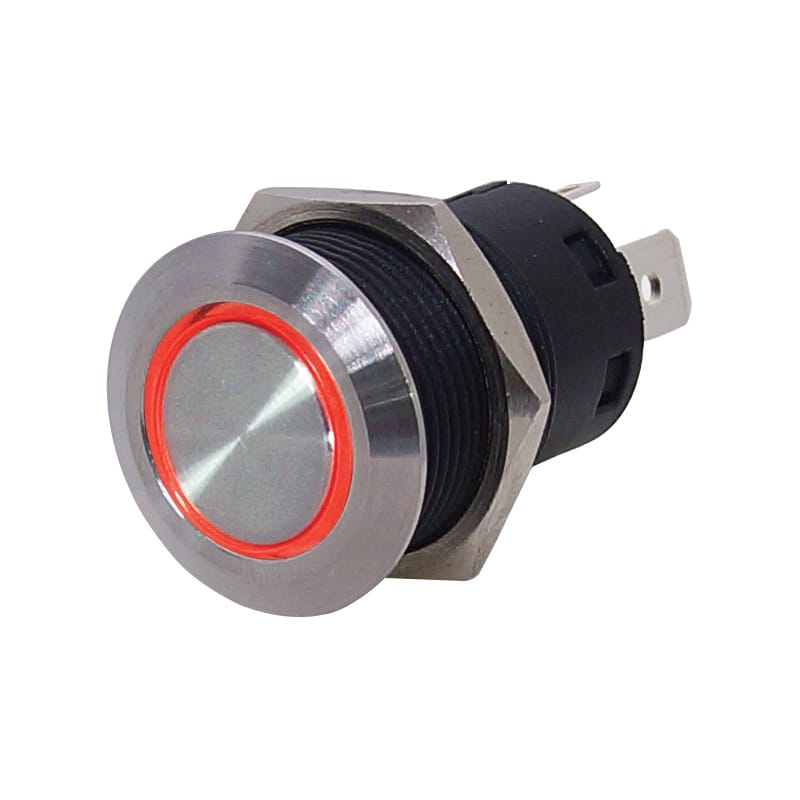 Marpac Qualifies for Free Shipping Marpac Push-On Switch Red Ring LED On-Off #7-1222