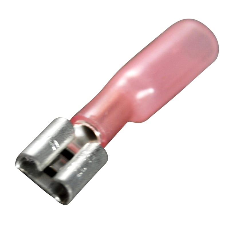 Marpac Not Qualified for Free Shipping Marpac Quick Slide Insulated Heat Shrink Red 22-16 AWG .250 Female #7-3400