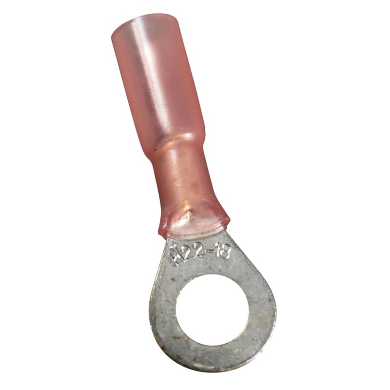 Marpac Not Qualified for Free Shipping Marpac Ring Terminal Heat Shrink Red 22-18 AWG #10 #7-3320