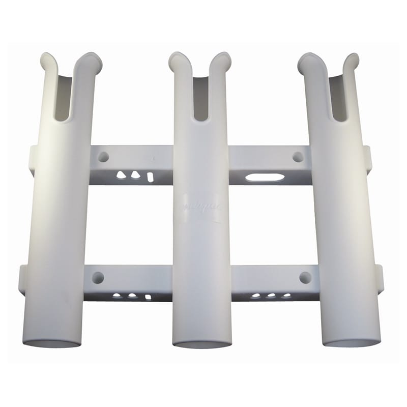 Marpac Qualifies for Free Shipping Marpac Rod Rack Side Mount 3-Rod White #7-0966