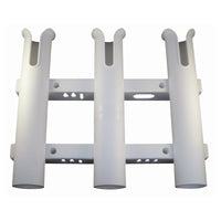Marpac Qualifies for Free Shipping Marpac Rod Rack Side Mount 3-Rod White #7-0966