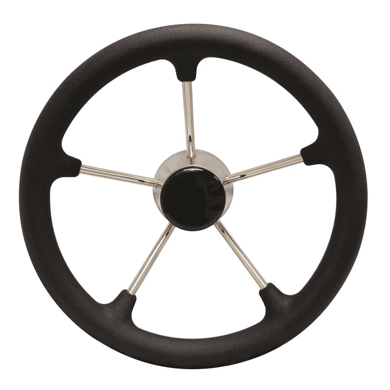 Marpac Qualifies for Free Shipping Marpac Steering Wheel SS Destroyer with Foam 15.5" Black #7-0692