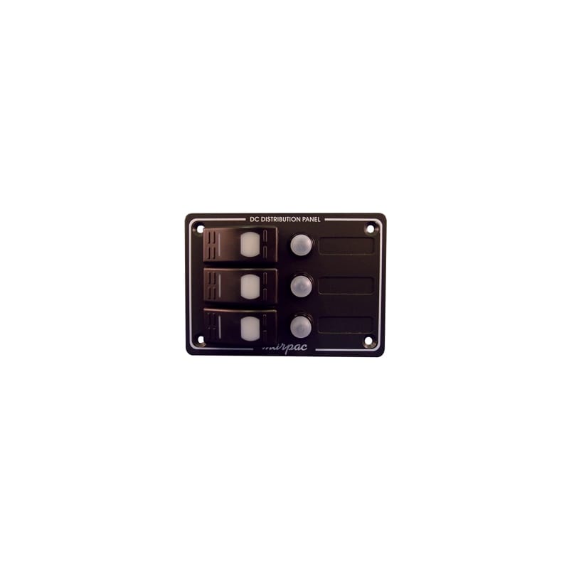 Marpac Qualifies for Free Shipping Marpac Switch Panel Illuminated/Rocker 3-Gang #7-0514