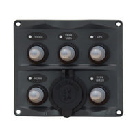 Marpac Qualifies for Free Shipping Marpac Switch Panel Illuminated Toggle 5-Switch & USB #7-1240