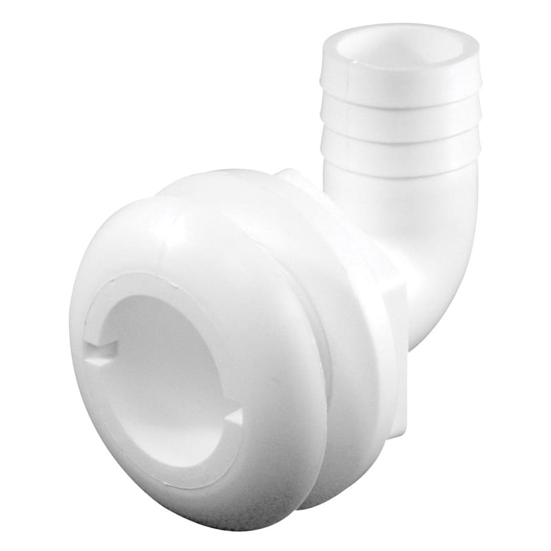 Marpac Qualifies for Free Shipping Marpac Thru-Hull 90-Degree White 1-1/8" #7-0364