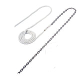 Maxwell Winches Qualifies for Free Shipping Maxwell 10' of 1/4" HT Chain Splice to 300' of 1/2" Nylon Brait Line #RODE46