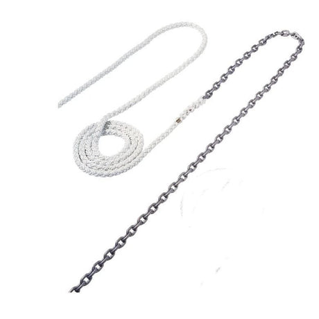 Maxwell Winches Qualifies for Free Shipping Maxwell 10' of 1/4" HT Chain Splice to 300' of 1/2" Nylon Brait Line #RODE46