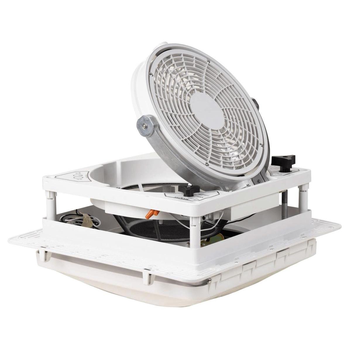 Maxxair Qualifies for Free Shipping Maxxair Maxxfan Pivot with Smoke Lid #00-62000