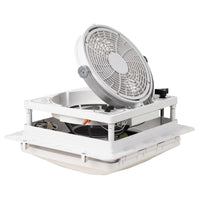 Maxxair Qualifies for Free Shipping Maxxair Maxxfan Pivot with Smoke Lid #00-62000