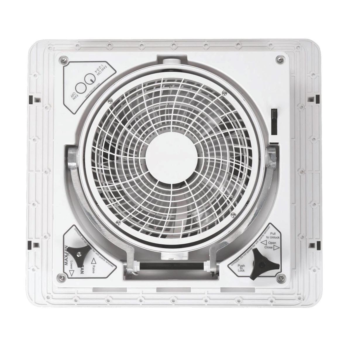 Maxxair Qualifies for Free Shipping Maxxair Maxxfan Pivot with Smoke Lid #00-62000
