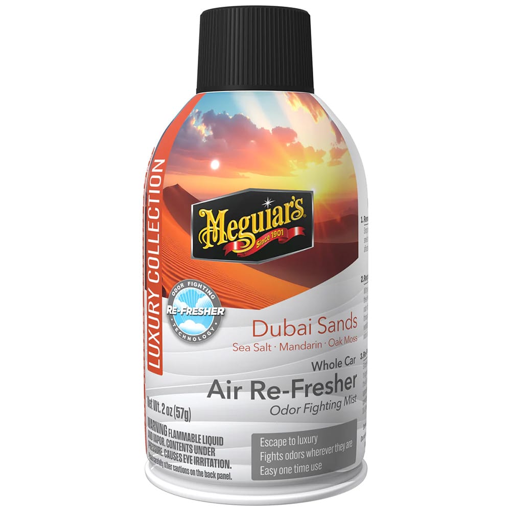Meguiar's Not Qualified for Free Shipping Meguiar's Dubai Sands Air Refresher Aerosol 2 oz #G262402