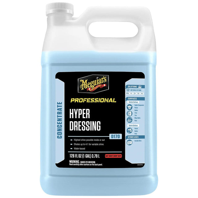 Meguiar's Qualifies for Free Shipping Meguiar's Hyper Dressing Gallon #D17001