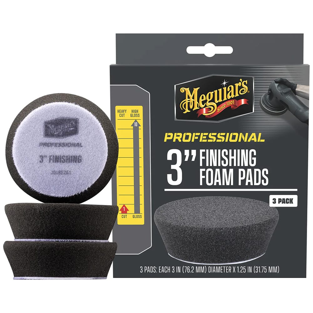 Meguiar's Qualifies for Free Shipping Meguiar's Professional 3" Foam Finishing Pads 3-pk #M3FFP3
