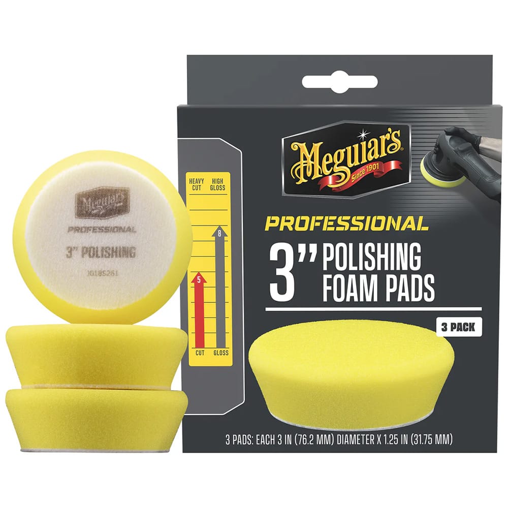 Meguiar's Qualifies for Free Shipping Meguiar's Professional 3" Polishing Foam Pads 3-pk #M3PFP3