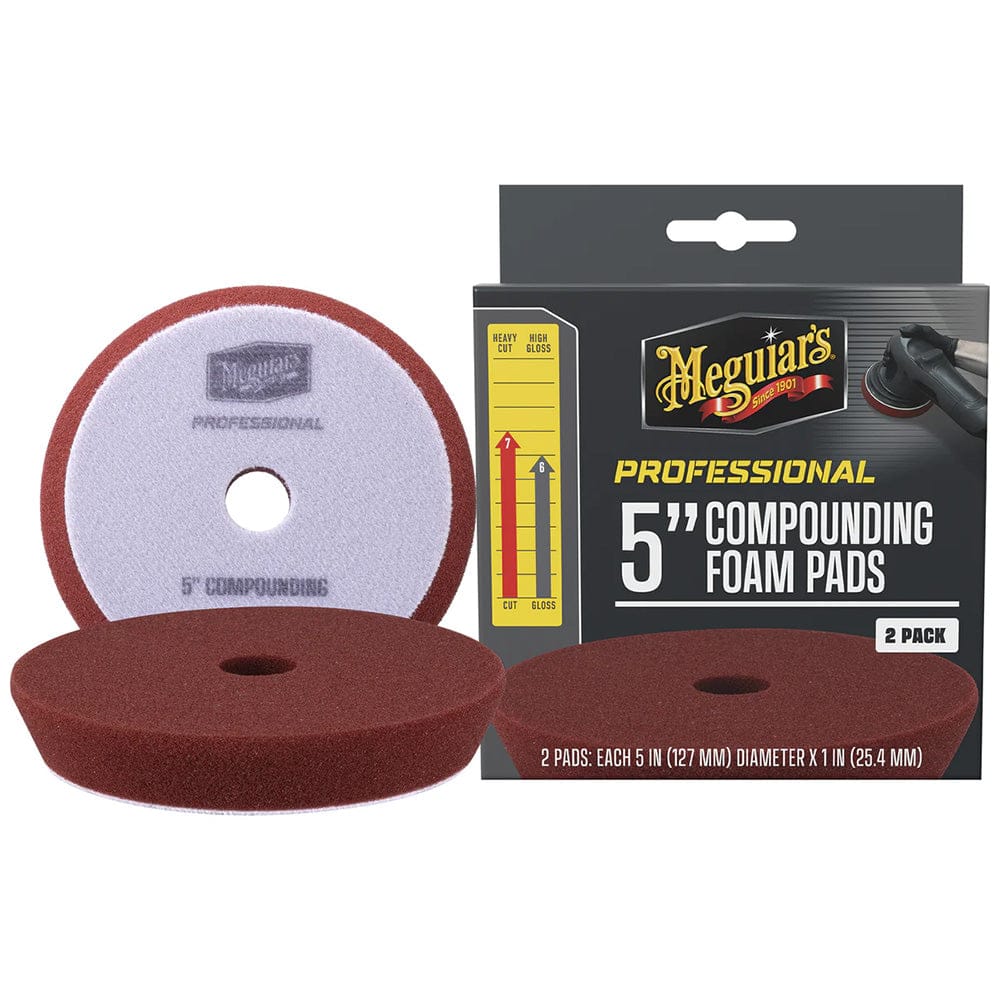 Meguiar's Qualifies for Free Shipping Meguiar's Professional 5" Foam Compound Pads 2-pk #M5CFP2