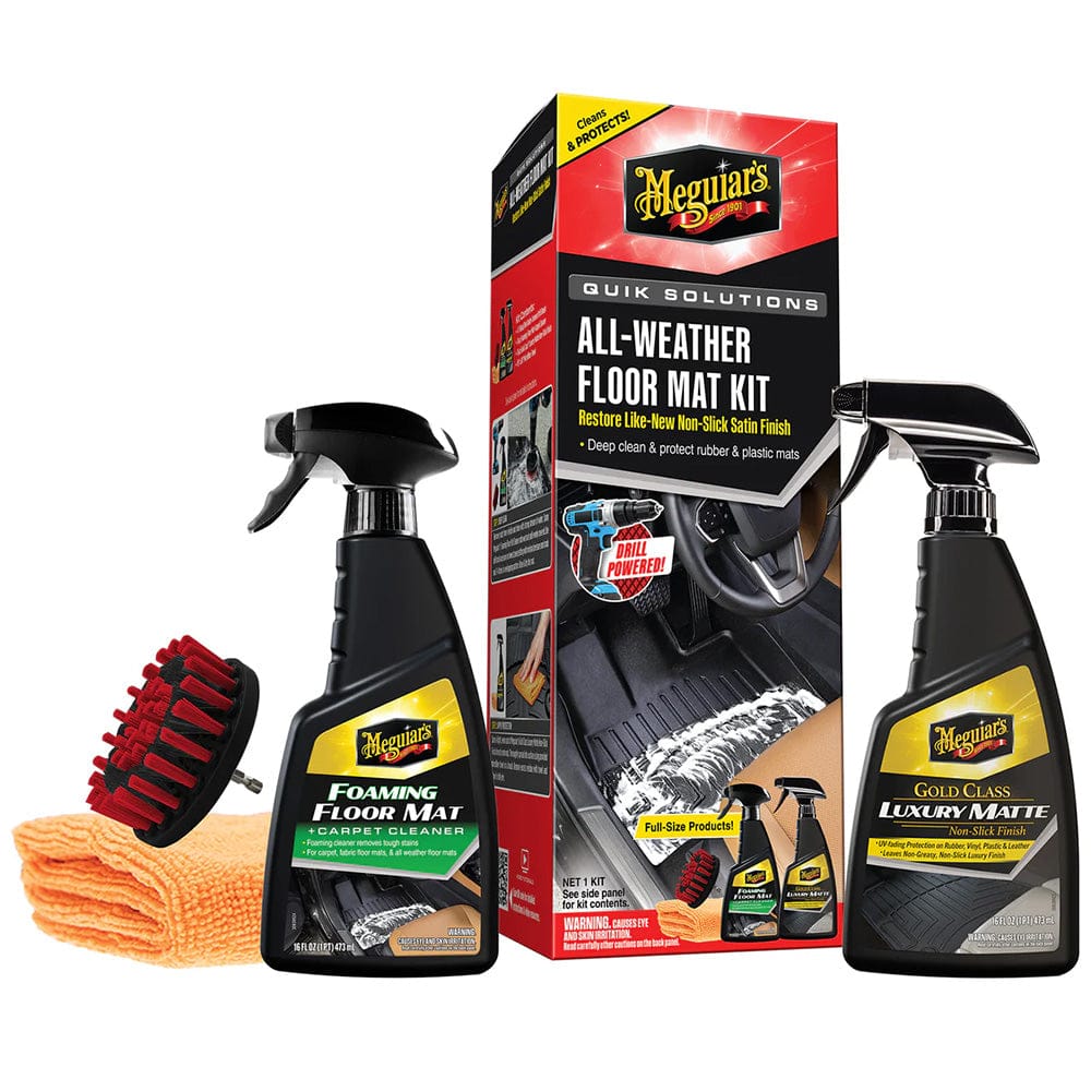 Meguiar's Qualifies for Free Shipping Meguiar's Quik Solutions All-Weather Mat Care Kit #G55267