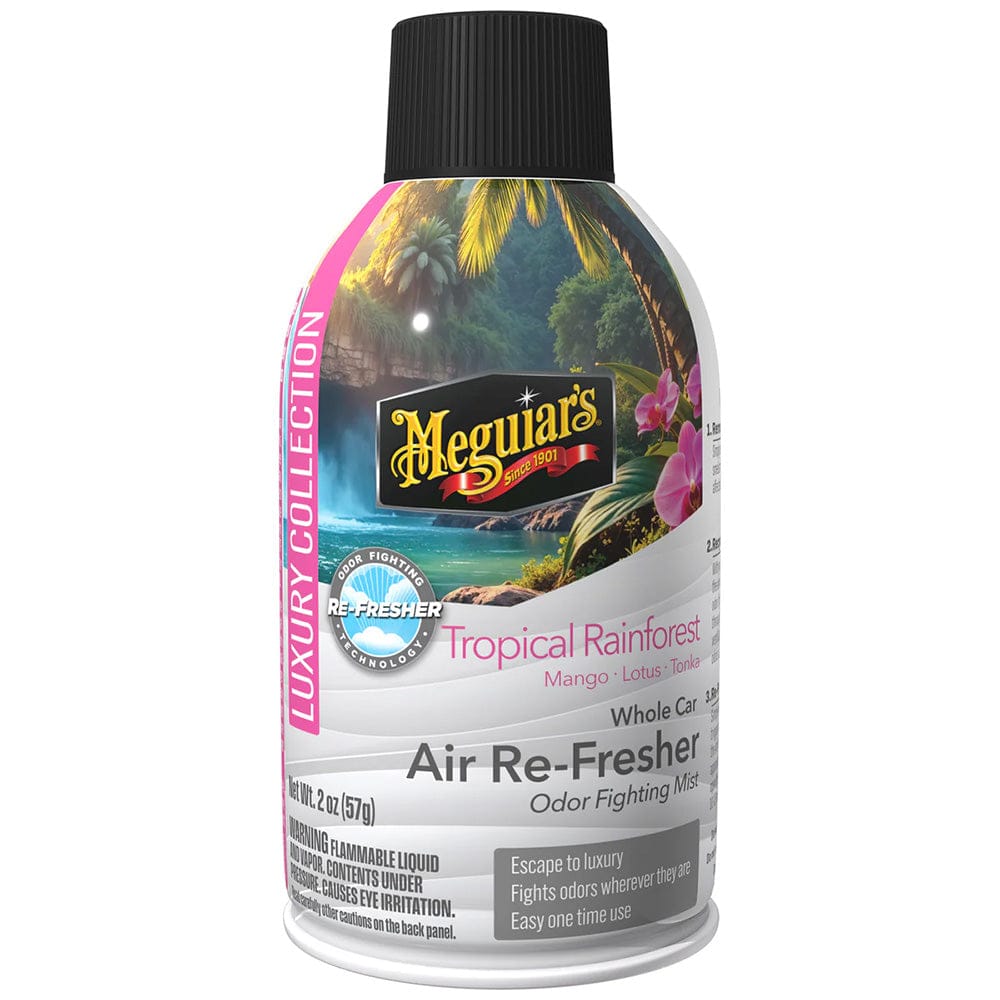 Meguiar's Qualifies for Free Shipping Meguiar's Tropical Rainforest Air-Refresher Aerosol 2 oz #G262602