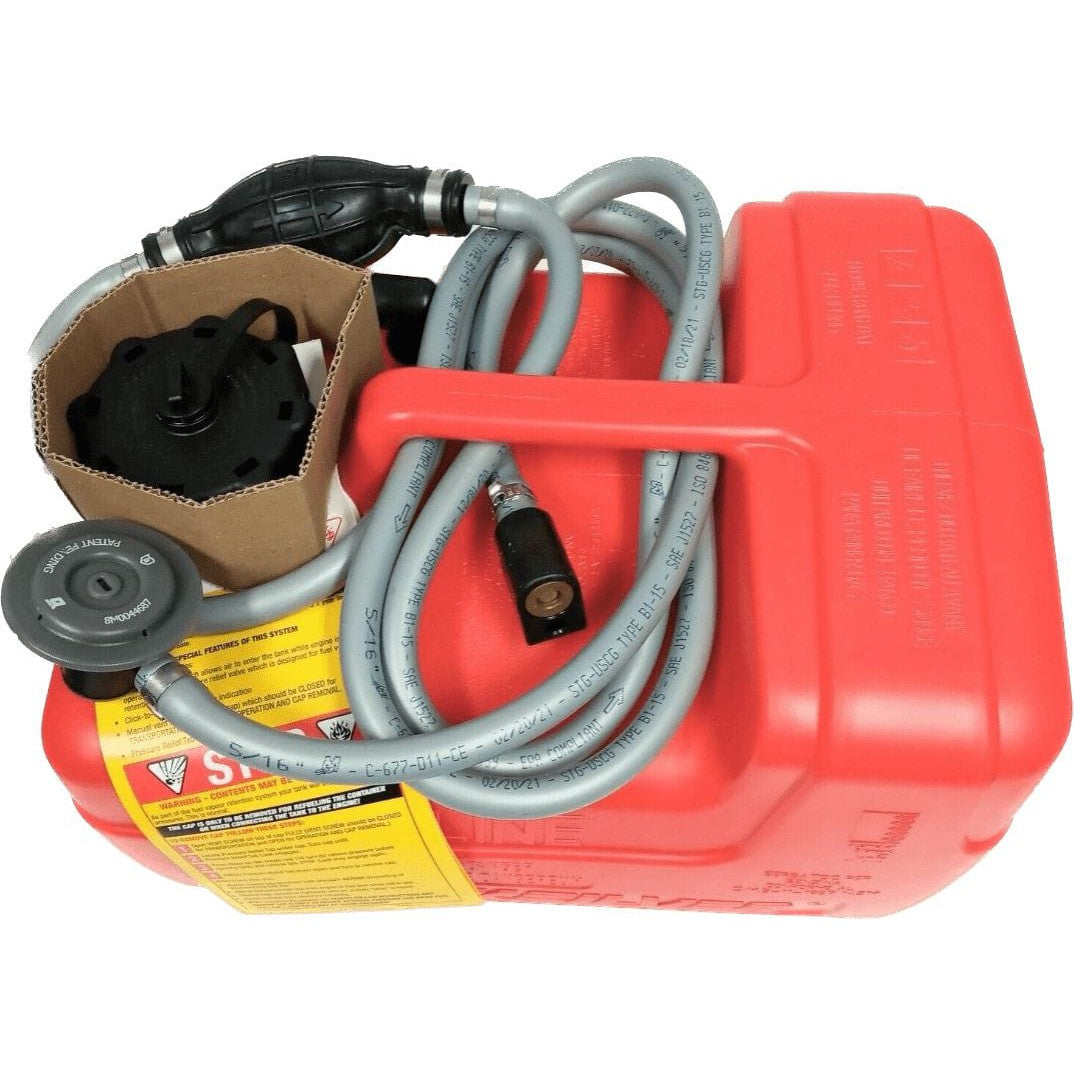 Mercury Marine Qualifies for Free Shipping Mercury 3 Gallon Portable Fuel Tank with 10' Hose & Fitting #8M0060610