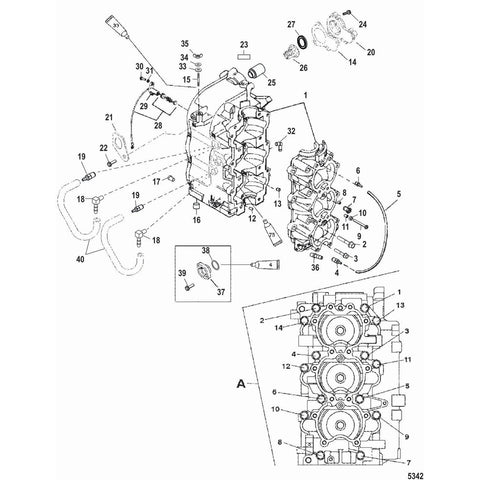 Mercury Marine Qualifies for Free Shipping Mercury Brass Plug #22-32802 2