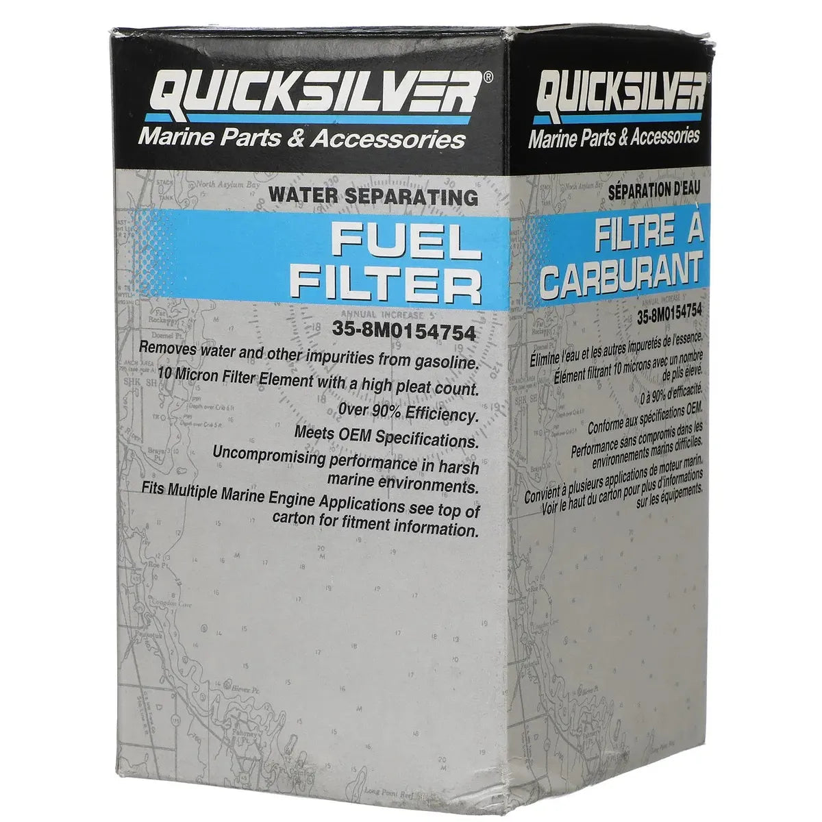 Mercury Marine Qualifies for Free Shipping Mercury Fuel/Water Separator Filter Yamaha 10m Large #35-8M0154754
