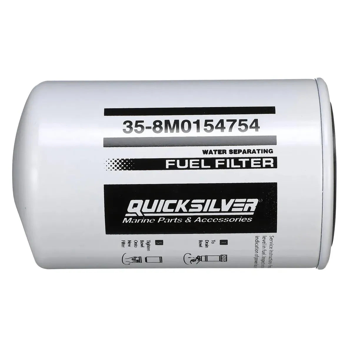 Mercury Marine Qualifies for Free Shipping Mercury Fuel/Water Separator Filter Yamaha 10m Large #35-8M0154754