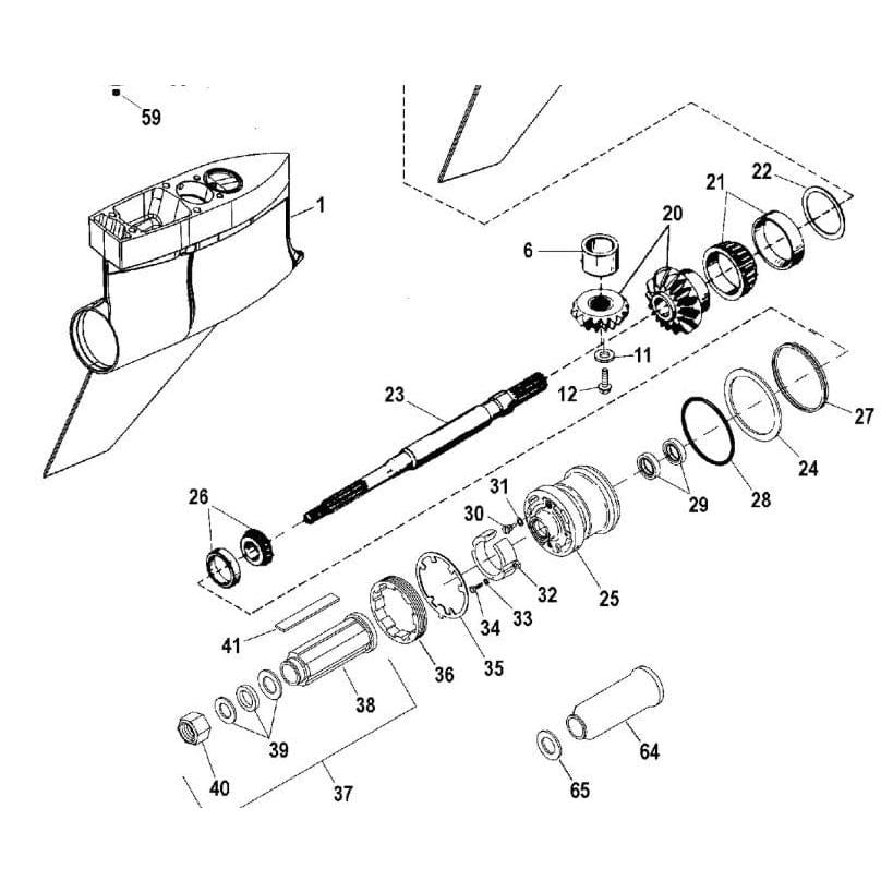 Mercury Marine Qualifies for Free Shipping Mercury Gear Set 15/17 Teeth Bravo One #8M0104360