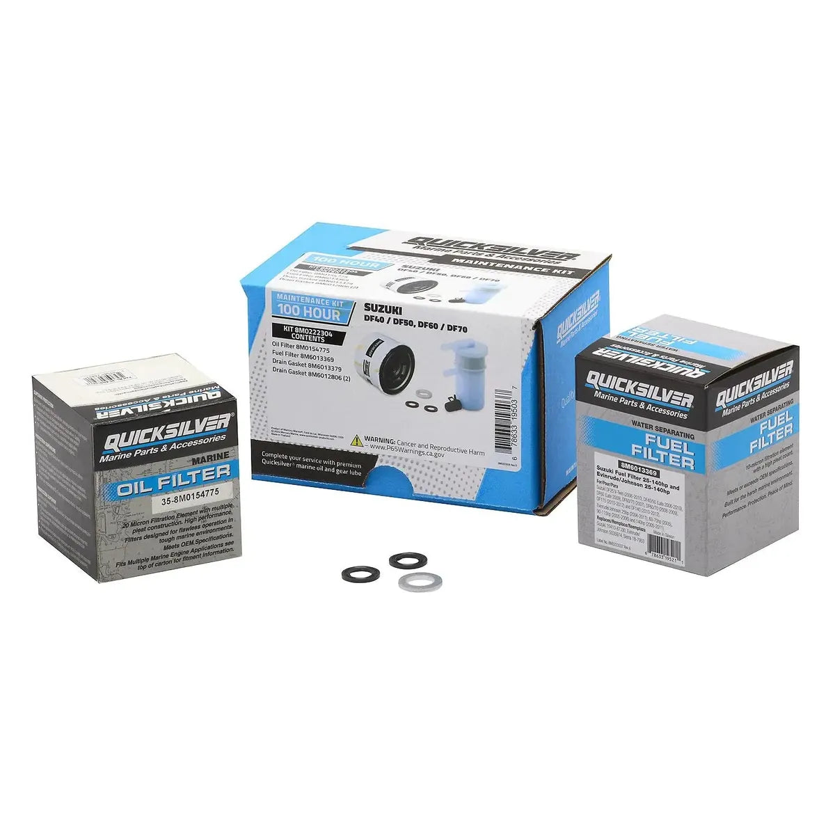 Mercury Marine Qualifies for Free Shipping Mercury Maintenance Kit Suzuki 100 Hours DF40-70 HP #8M0222304