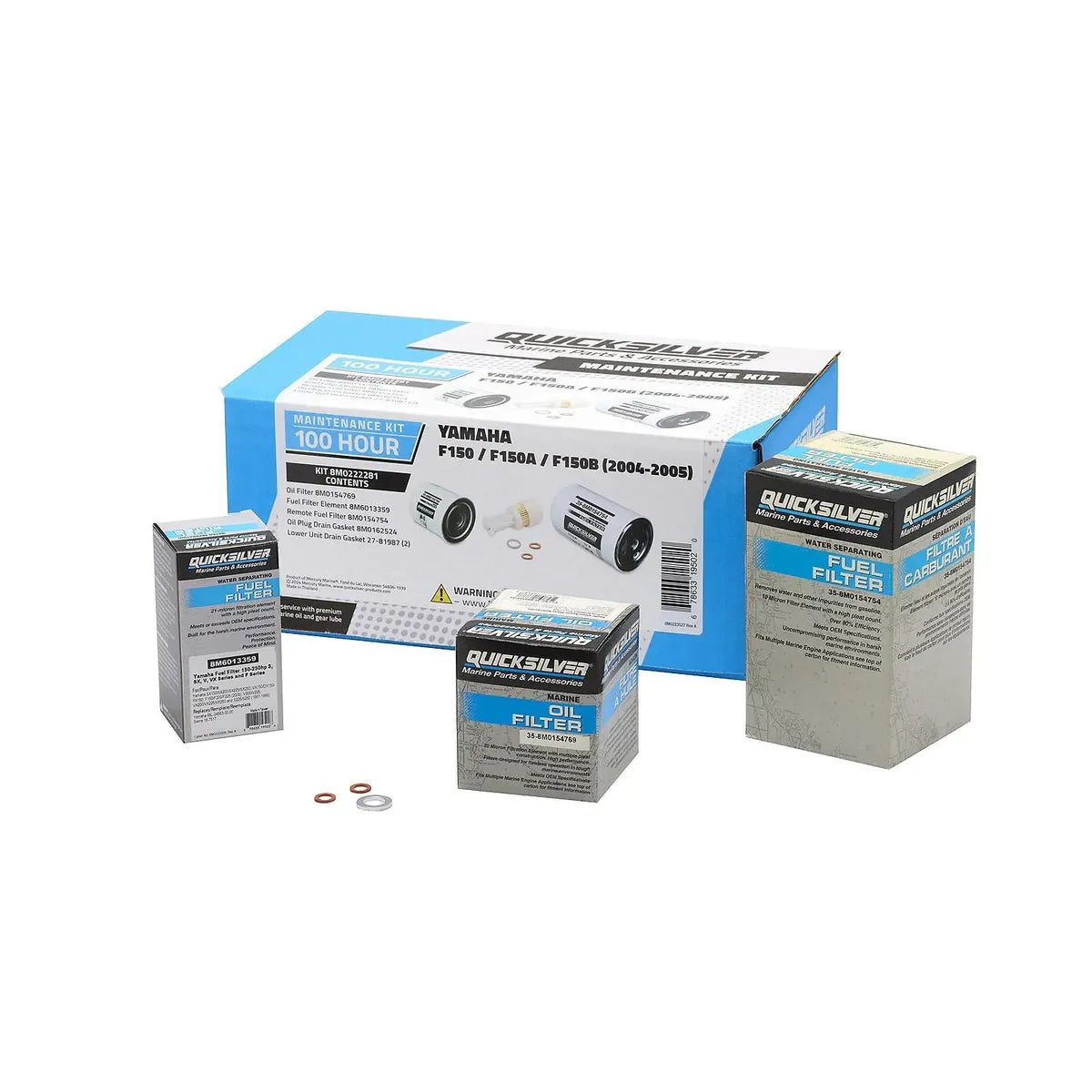Mercury Marine Qualifies for Free Shipping Mercury Maintenance Kit Yamaha 100 Hours 04-05 150 HP #8M0222281