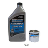 Mercury Marine Qualifies for Free Shipping Mercury Marine 15/20 HP Carb 25W40 Marine Oil Kit #8M0081910