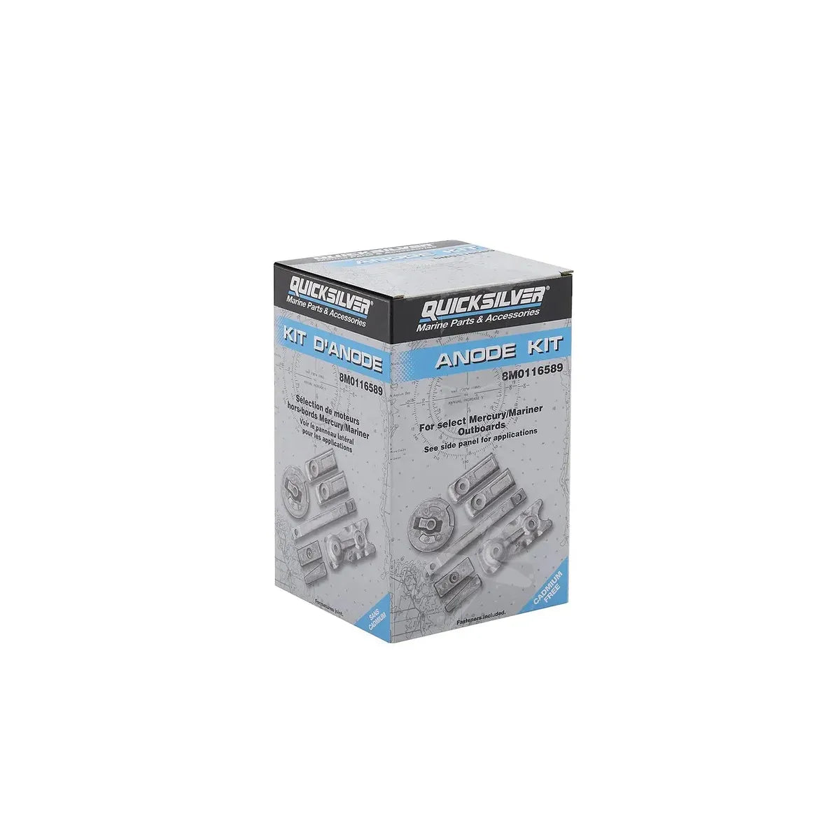 Mercury Marine Qualifies for Free Shipping Mercury Marine Anode Kit Aluminum #97-8M0116589