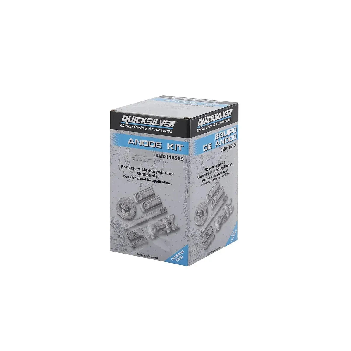 Mercury Marine Qualifies for Free Shipping Mercury Marine Anode Kit Aluminum #97-8M0116589