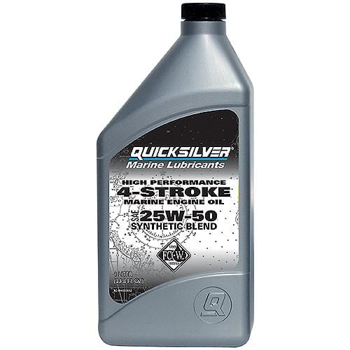 Mercury Marine Qualifies for Free Shipping Mercury Marine FCW 25w50 Synthetic Oil Quart #92-8M0053662