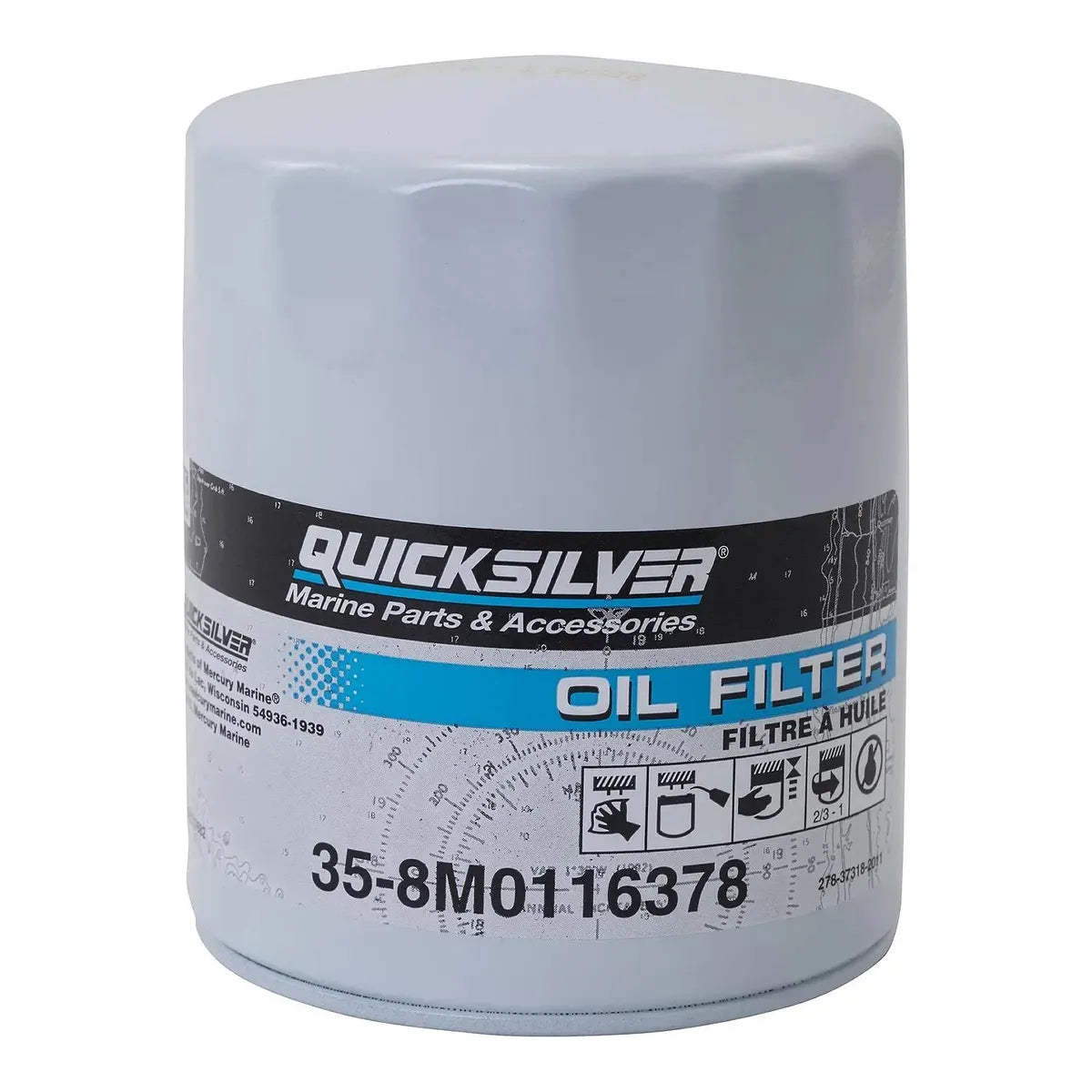 Mercury Marine Qualifies for Free Shipping Mercury Oil Filter MCM/MIE Ford #35-8M0116378