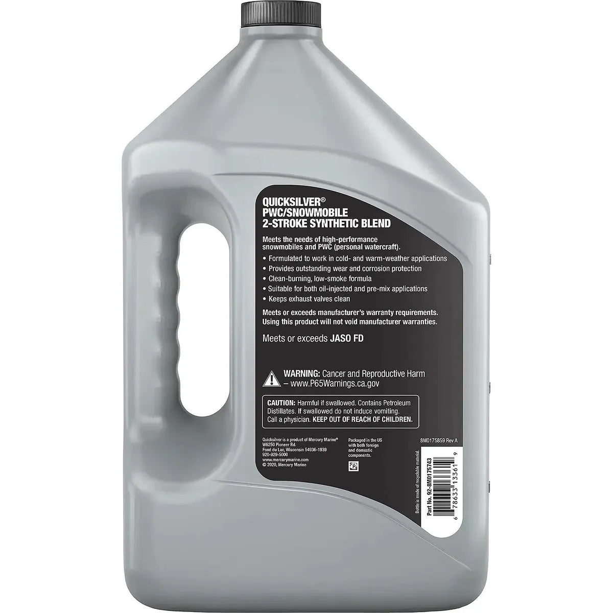 Mercury Marine Qualifies for Free Shipping Mercury PWC/Snowmobile Synthetic Blend Gallon #92-8M0175743