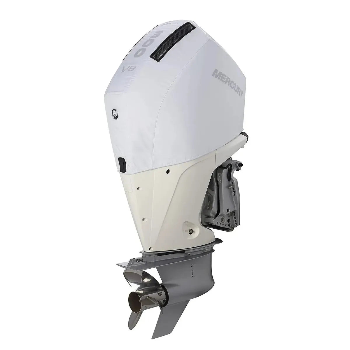 Mercury Marine Qualifies for Free Shipping Mercury Vented Cover V8 300 HP Verado White #8M0228523