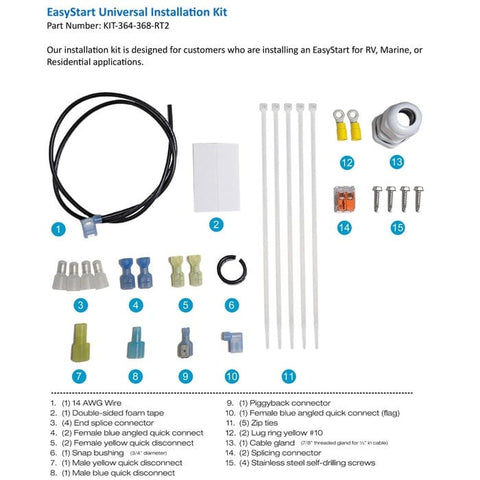 Micro-Air Qualifies for Free Shipping Micro-Air Easystart Universal Installation Kit #364-368-RT2
