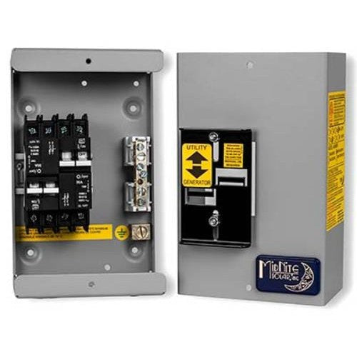 Midnight Solar Not Qualified for Free Shipping Midnight Solar Transfer Switch #MNTRANSFER-30A