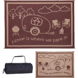 Ming's Mark Qualifies for Free Shipping Ming's Mark Reversible RV Home Mat 8' x 11' Brown/Beige #RH8117